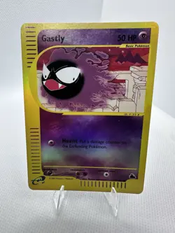 Pokemon TCG English Skyridge Gastly Reverse Holo Card eReader 57/144 - Image 1