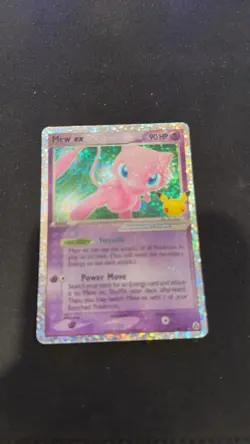 Pokemon Mew ex 90HP Holographic Trading Card Celebrations - Image 1