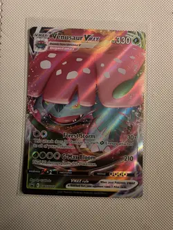 Venusaur VMAX - SWSH102 - Full Art Rare Black Star Promo - Pokemon Card - NM - Image 1