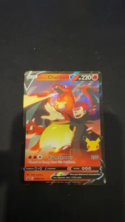 Lances Charizard v SWSH133 Promo Card Celebrations Series, Near Mint Condition - Image 1