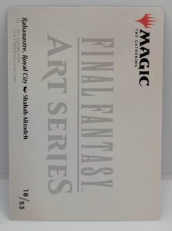 Rabanastre, Royal City - Art Card Final Fantasy: Art Series NM MTG Magic - Image 2