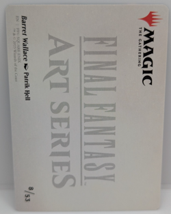 Barret Wallace 8/53 Final Fantasy Art Series MTG Card - Image 2