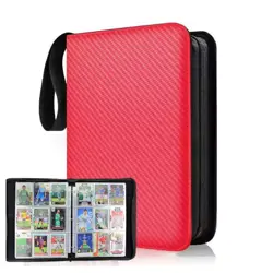 TCG Card PU Binder RED for Pokemon One Piece Magic the Gathering - Image 2