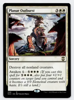 Planar Outburst [209] NCC Rare Non-Foil [MTG Card English] - Image 1
