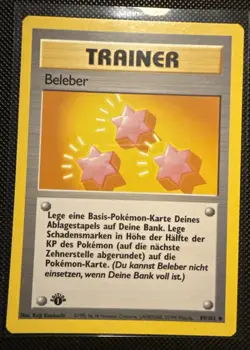 Beleber (Revive) Trainer 1999 Pokemon German Base Set 1st Edition Card 89/102 - Image 1