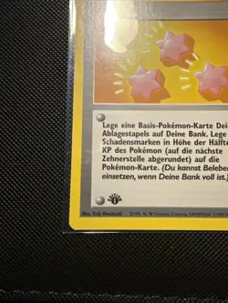 Beleber (Revive) Trainer 1999 Pokemon German Base Set 1st Edition Card 89/102 - Image 5