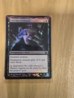 Cast into Darkness - #063/165 (NM) Journey Into Nyx JOU Magic MTG - Foil - Image 1