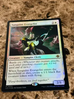 SANGUINE EVANGELIST Magic MTG Lost Caverns of Ixalan Foil - Image 1
