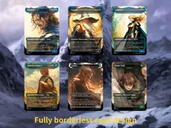 MTG Commander - LOTR-Inspired - 100 Full Art Cards + Bonus (Without Box) - Image 2