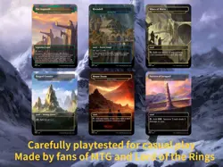 MTG Commander - LOTR-Inspired - 100 Full Art Cards + Bonus (Without Box) - Image 5