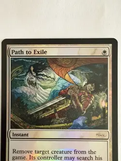 Path to Exile FOIL LP [WPN Promo] Mtg Magic DCI Rebecca Guay Art Rare - Image 2