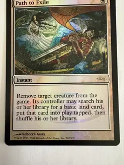 Path to Exile FOIL LP [WPN Promo] Mtg Magic DCI Rebecca Guay Art Rare - Image 3