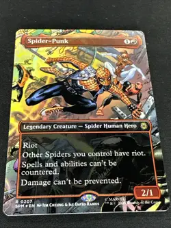 🔥 Spider-Punk (Borderless Foil) - 0207 - Marvel's Spider-Man MTG - NM/M! - Image 5