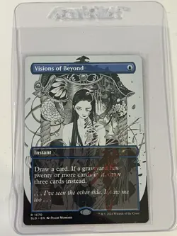 MTG Peach Momoko Signed Visions Of Beyond 1670 Secret Lair Autograph Rare - Image 1