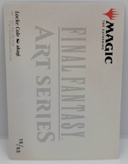 Locke Cole (Art Series) #15/53 Final Fantasy MTG Near Mint - Image 2