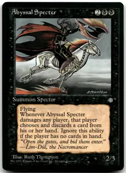 MTG Abyssal Specter U Ice Age LP - Image 1