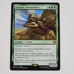 MTG Ancient Adamantoise (0172) Final Fantasy FIN Magic Regular Mythic Rare NM+ - Image 1