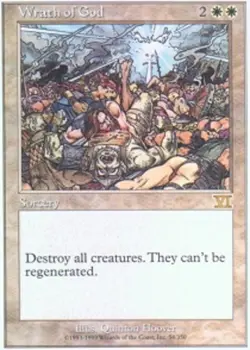 [1x] Wrath of God - Played, English - Sixth Edition MTG Magic - Image 1