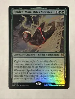 Spider-Man, Miles Morales - MTG - Marvel Spider-Man MYTHIC #0018 (NM, FOIL) - Image 1