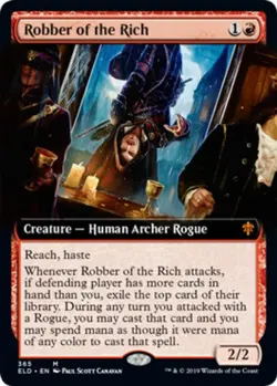 [1x] Robber of the Rich - Extended Art - Near Mint, English - Extended Art MTG M - Image 1