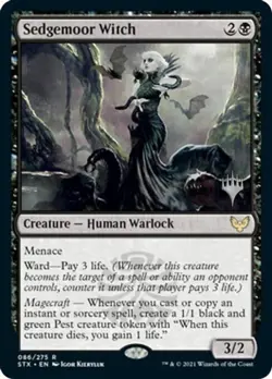 [1x] Sedgemoor Witch - Foil - Promo Pack - Near Mint, English - Promo MTG Magic - Image 1