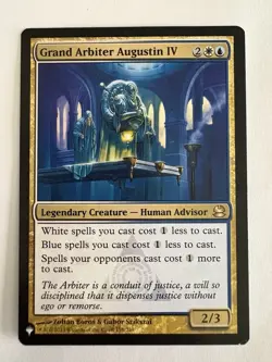 Grand Arbiter Augustin IV The List 440 LP x1 MTG Magic: the Gathering - Image 1