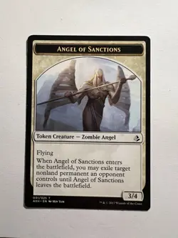 Angel of Sanctions Token - TOKEN - MTG Amonkhet - NM - Image 1