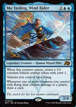[1x] Mu Yanling, Wind Rider Near Mint, English Aetherdrift MTG Magic - Image 1