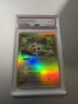 2003 Pokemon EX Dragon Plusle Holo #8 PSA 8 Near Mint - Image 1