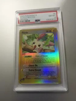 2003 Pokemon EX Dragon Plusle Holo #8 PSA 8 Near Mint - Image 4