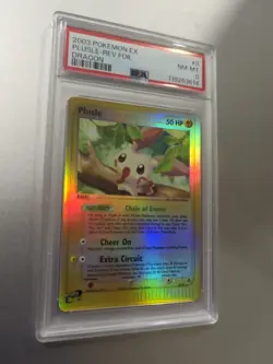 2003 Pokemon EX Dragon Plusle Holo #8 PSA 8 Near Mint - Image 5
