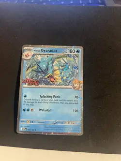 Pokemon Misty's Gyarados (Prerelease) 049/182 Sv10: Destined Rivals Stamped 1 - Image 1