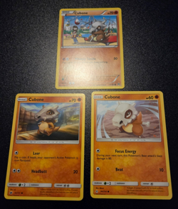 Cubone - 3 cards - Pokemon Cards mini-set - Image 1