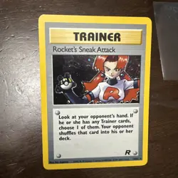Rocket's Sneak Attack 16/82 HOLO - Team Rocket VINTAGE Pokemon 2000 NM💎 - Image 2