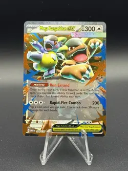 2025 Pokemon Gaming Mega Evolution - MEG EN Kangaskhan ex #104/132 Double Rare - Image 1