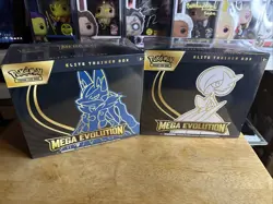 Pokemon Mega Evolution Elite Trainer Box ETB Set of 2 New Sealed - Image 1