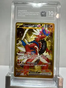 2023 POKEMON SVI EN-SCARLET & VIOLET HYPER RARE #254 KORAIDON EX TAG 10 - Image 1