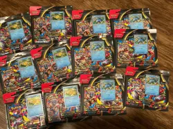 Pokemon Mega Evolution 3-Pack Blister (6 Psyduck 6 Golduck) Sealed - Lot Of 12 - Image 1