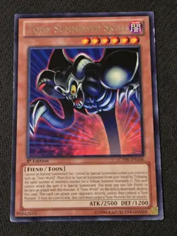 Toon Summoned Skull LCYW-EN106 Rare 1st Edition NM/VLP Yugioh - Image 1