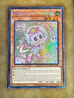 Yugioh Mulcharmy Meowls SUDA-EN025 Secret Rare 1st Ed NM - Image 1