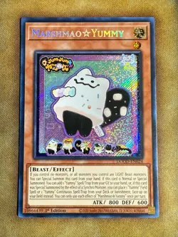 Yugioh MarshmaoYummy DOOD-EN024 Secret Rare 1st Ed NM - Image 1