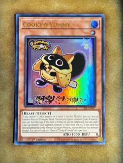 Yugioh CookyYummy JUSH-EN017 Ultra Rare 1st Ed NM - Image 1