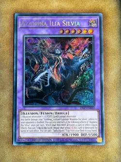 Yugioh Azamina Ilia Silvia 25LP-EN010 Secret Rare Limited Edition NM - Image 1