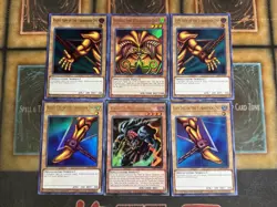 Yugioh Exodia The Forbidden One Complete Lost Art Set + Necross! 6 Card Set NM - Image 1