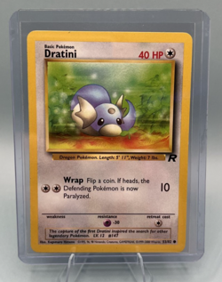 Dratini 53/82 2000 Team Rocket Set Pokemon Card TCG Vintage WOTC Common - VLP - Image 1