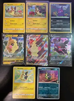 Lot of 8 Morpeko Pokemon Cards! All NM no Duplicates! - Image 1
