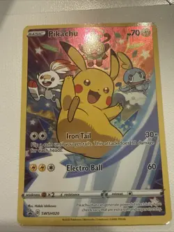 Pikachu SWSH020 SWSH: Sword & Shield Promo Cards Holo - Image 1