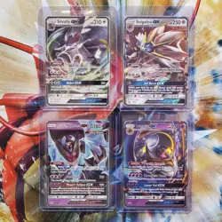 Silvally + Solgaleo + Lunala + Dawn Wings Necrozma GX - Pokemon Cards Lot #24 - Image 1