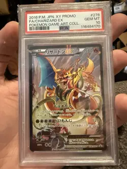 Charizard EX - 276/XY-P (JP Pokemon Card Game Art Collection) PSA 10 *new Cert* - Image 1