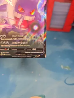 Pokemon TCG Fusion Strike Gengar v Holo Ultra Rare Card 156/264 - Image 2